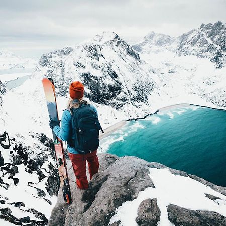 New Luxury Cabin Near Henningsvaer Lofoten Kleppstad Luaran gambar