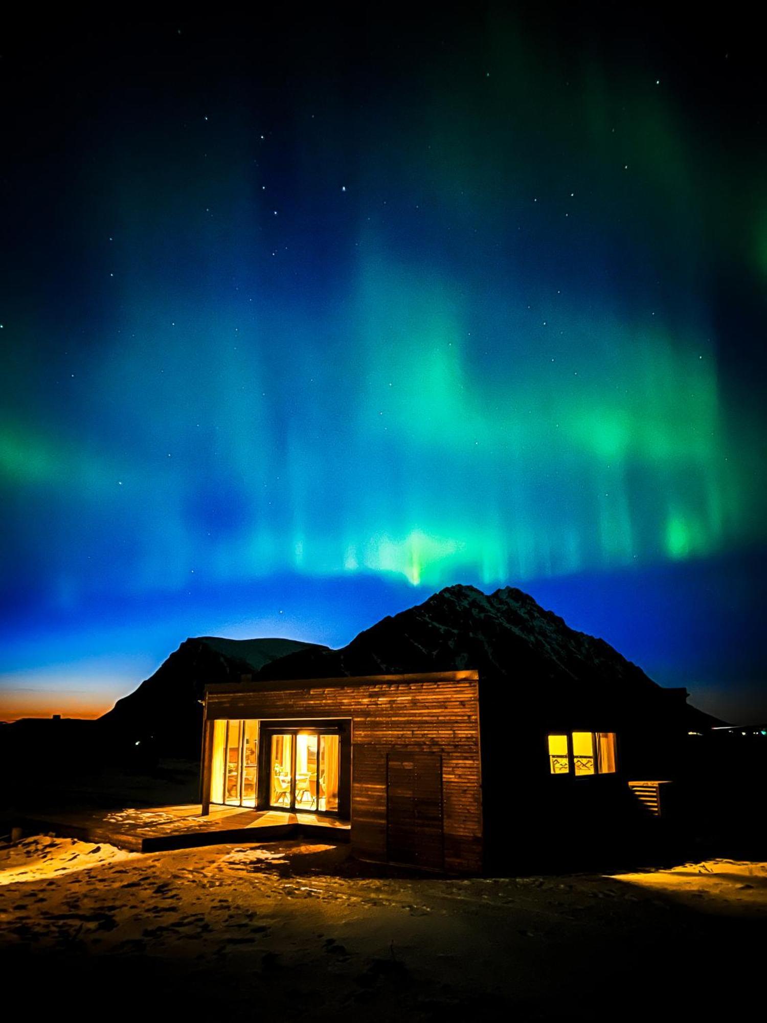 New Luxury Cabin Near Henningsvaer Lofoten Kleppstad Luaran gambar